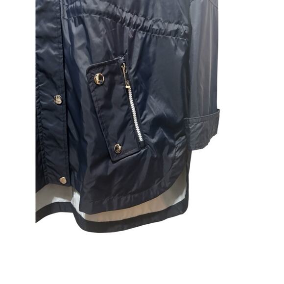 Tommy Hilfiger XXL Hooded Parka Anorak Jacket Navy Blue Water Repellent XXL bag - Picture 6 of 8